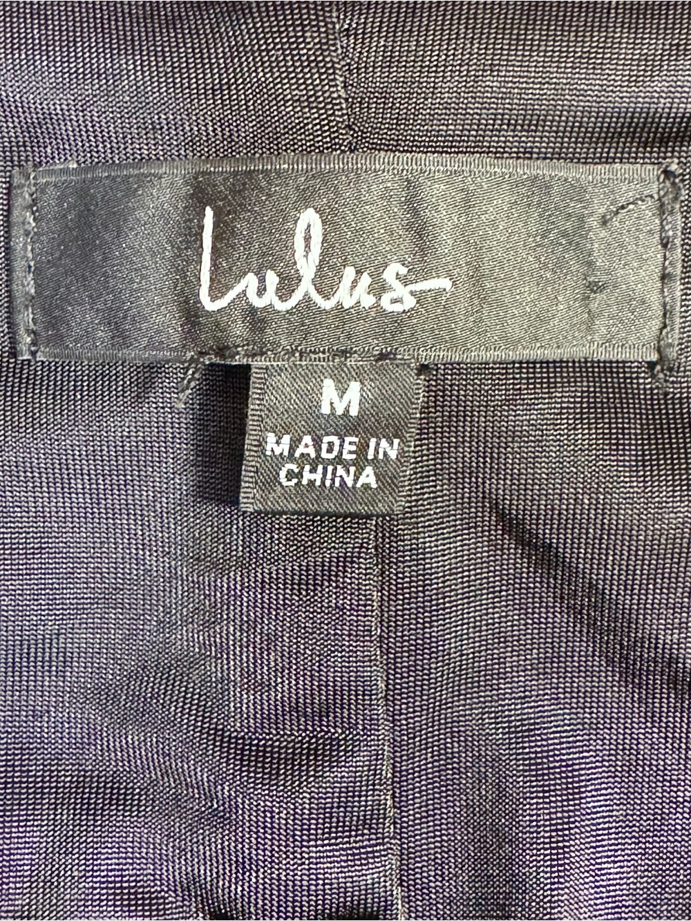 Lulu’s Sparkly Blue Metallic Slip Dress with V-neck and Spaghetti Straps size M - Picture 9 of 9